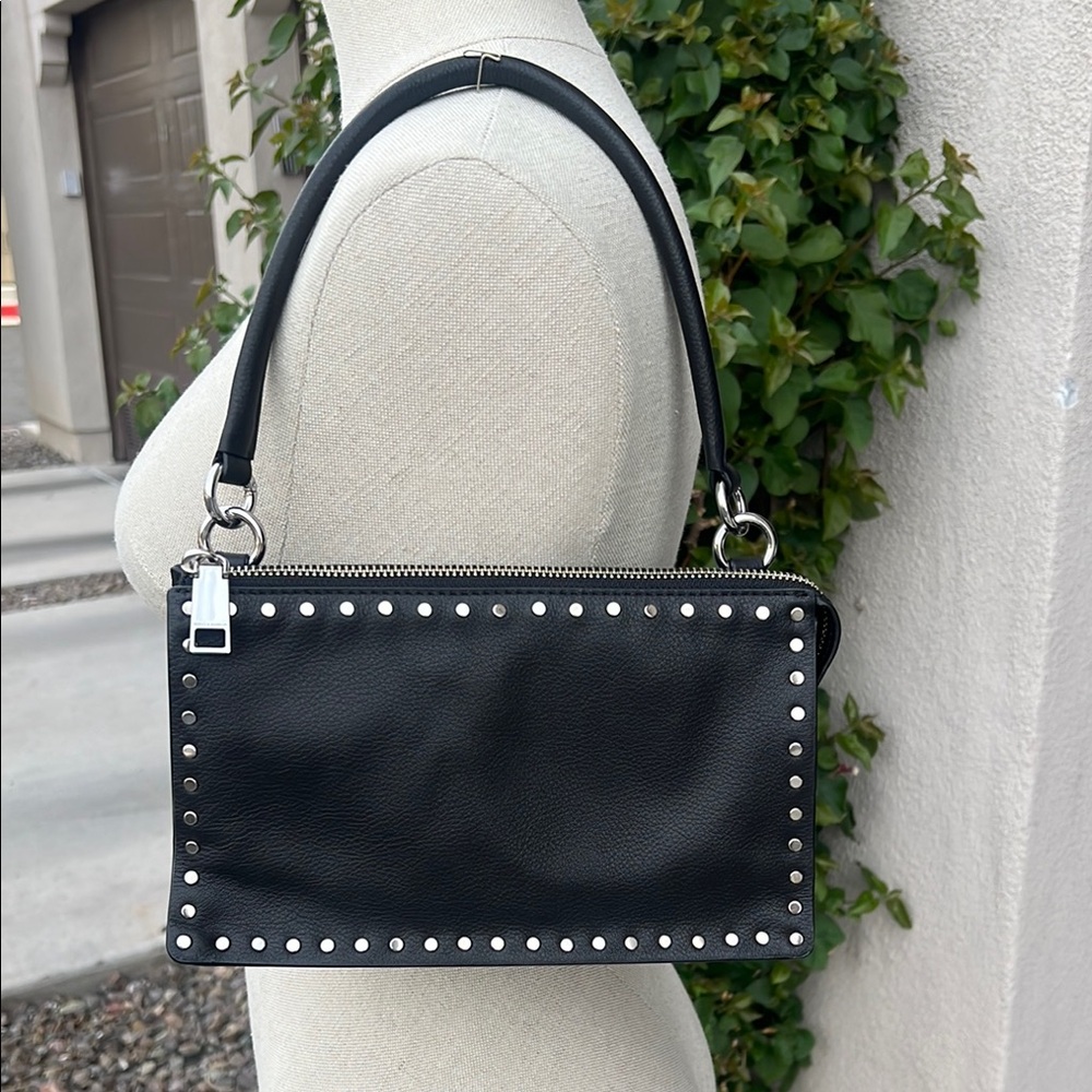 Rebecca Minkoff Black Studded Shoulder/ Crossbody Bag